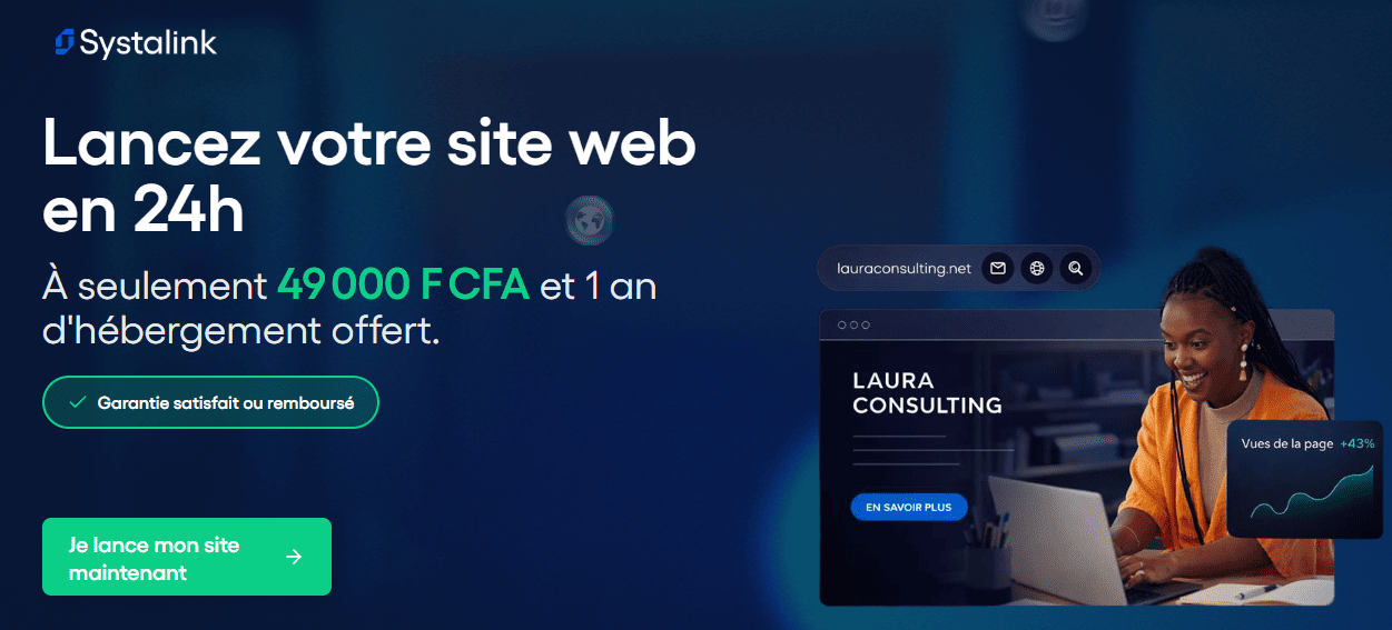 Creation site web avec Systaboost