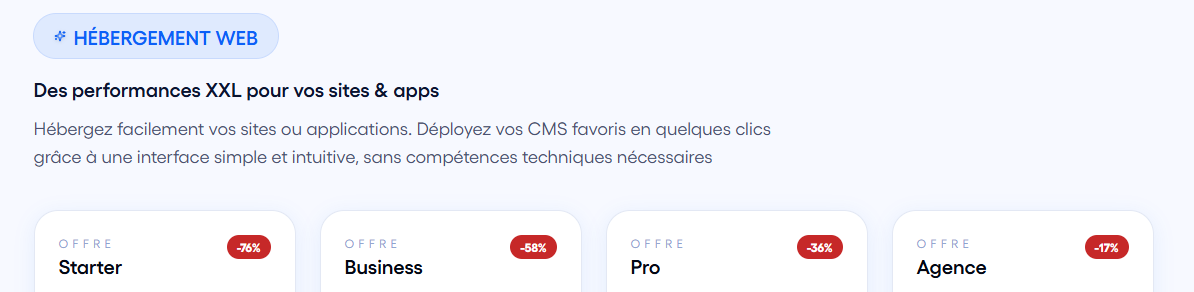hebergement web offrres