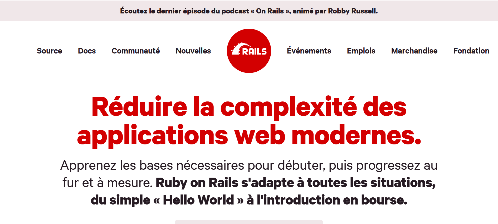 Ruby on Rails