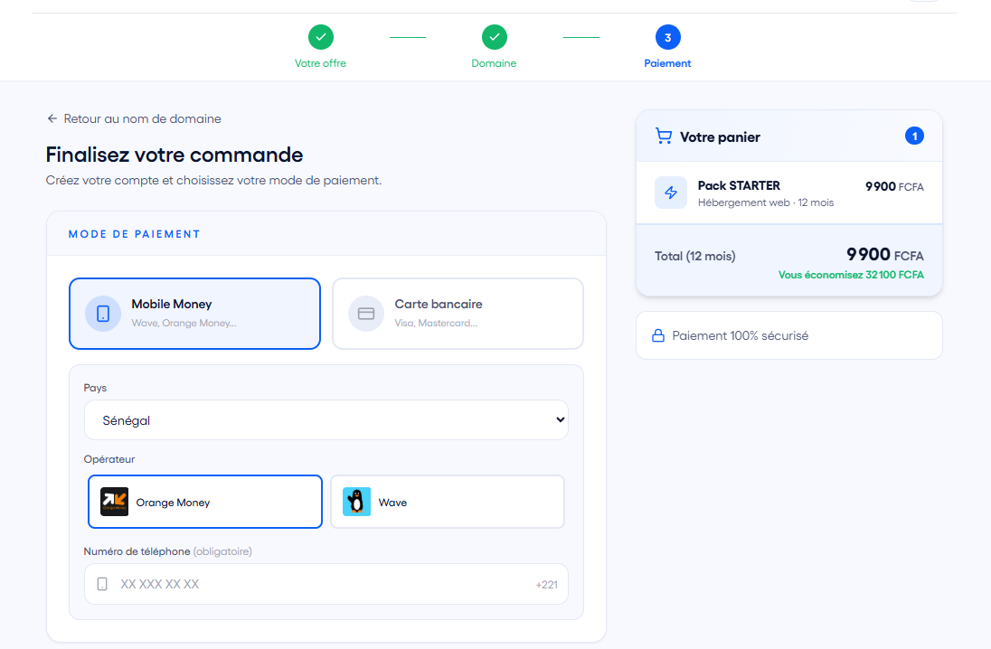 paiement mobile money