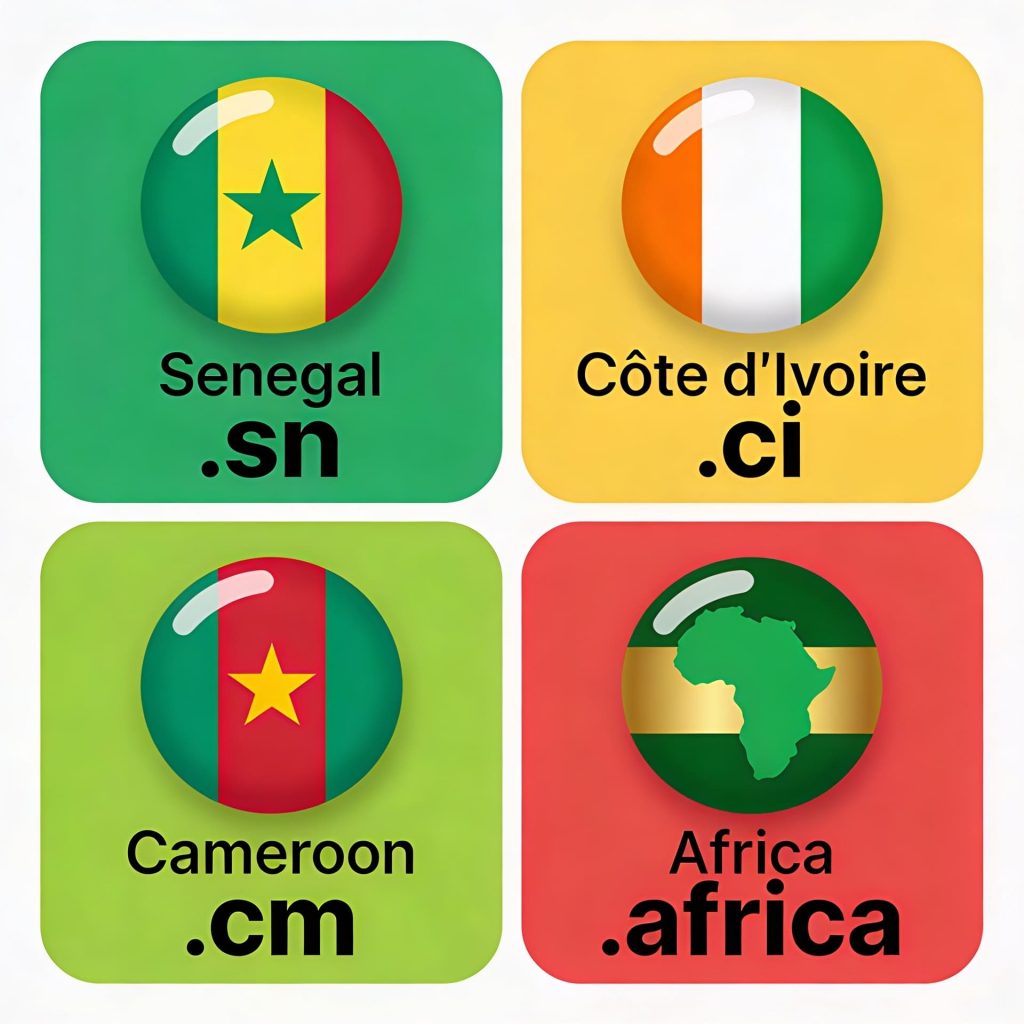 Extensions .africa .sn .ci .cm