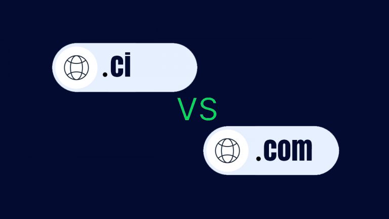 .CI vs .com