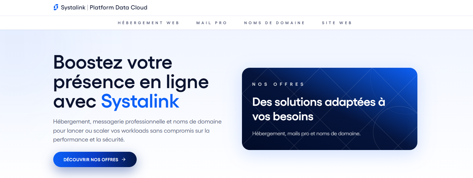 Systalink offres cloud